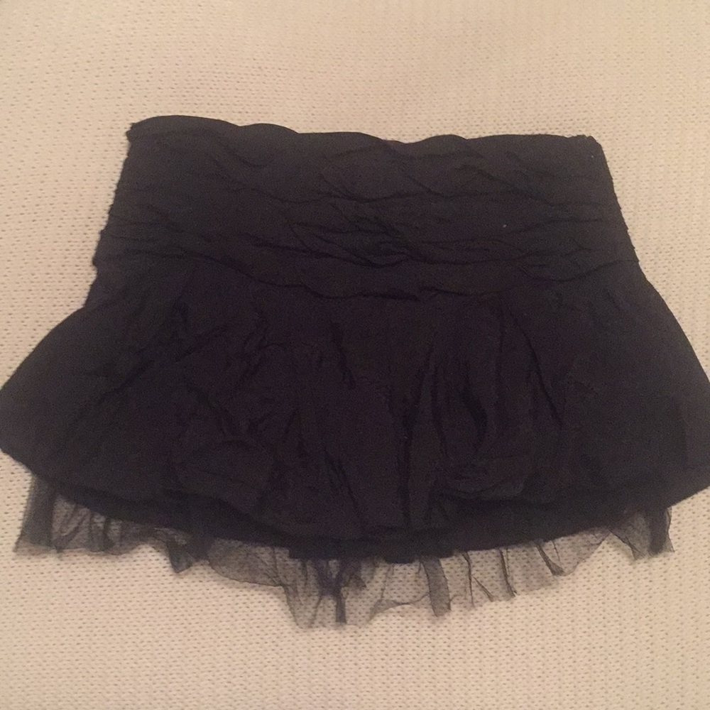 Black fancy skirt